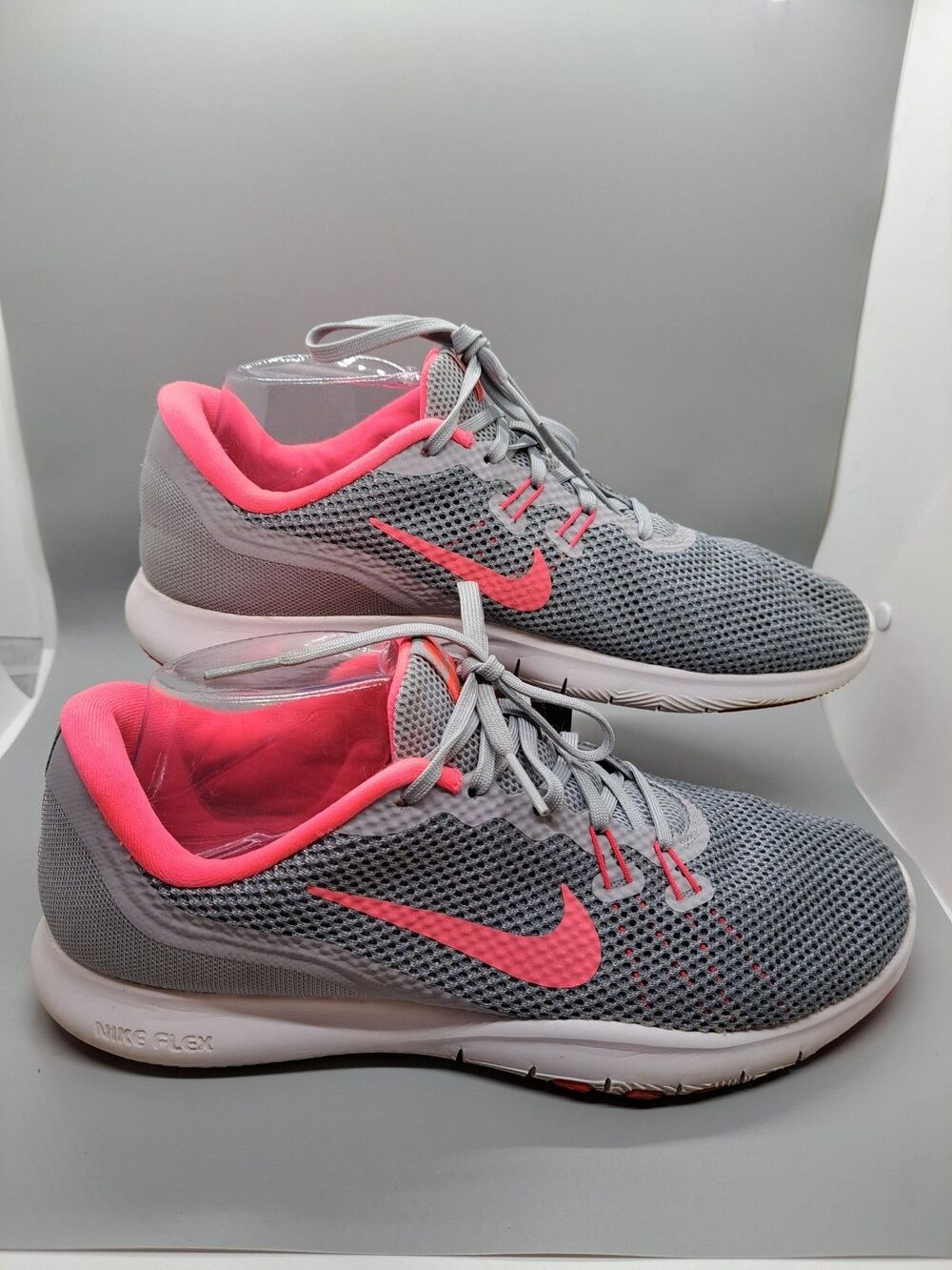 NIKE WOMENS 898479-006 TRAINING FLEX TRAINER RUNNING SHOES LACE UP SIZE US 8 B